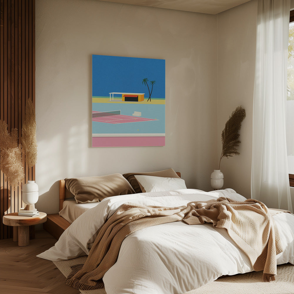 Tennis By the Beach | Canvas