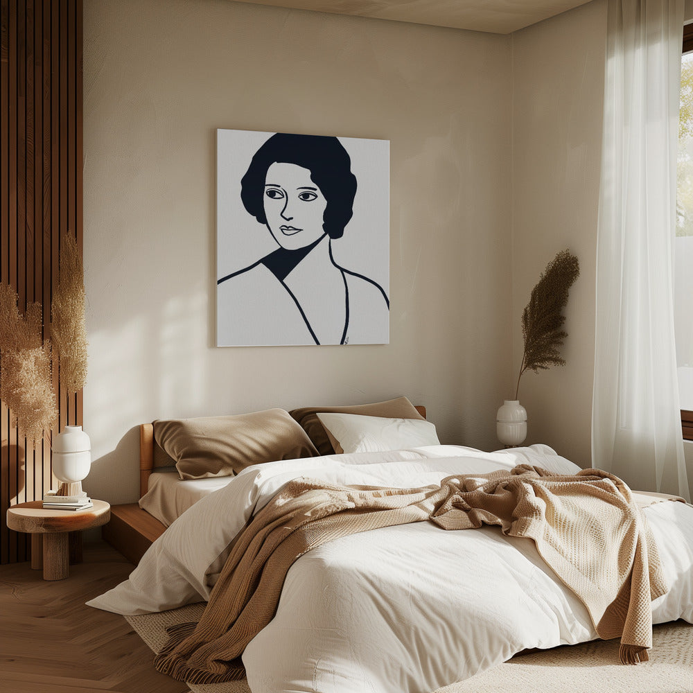 Vintage woman | Canvas