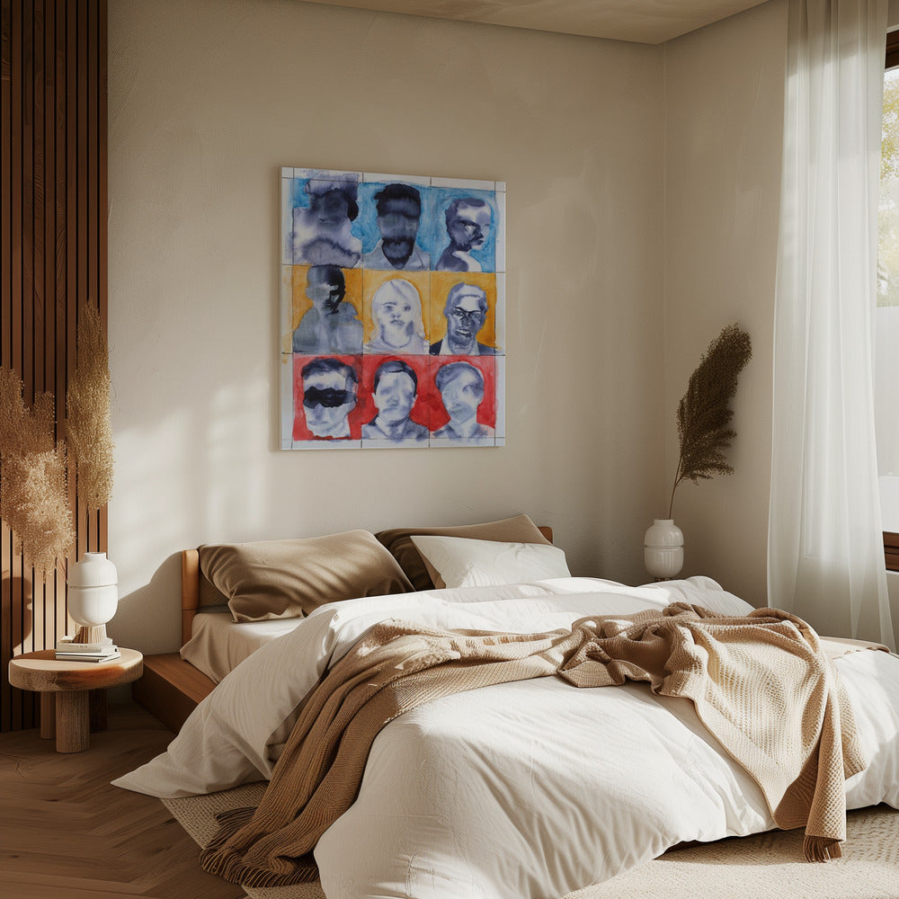 Headshot Grid No. 1 | Canvas