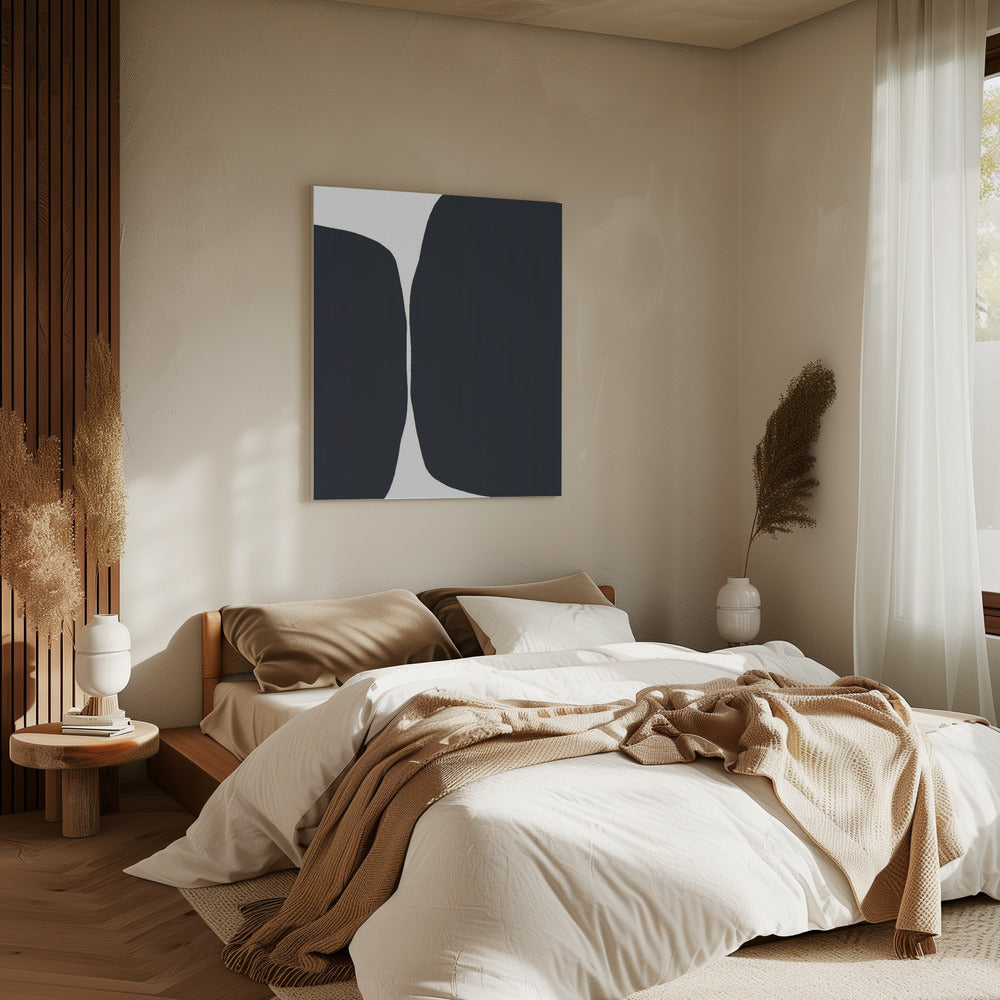 Bold Black Shapes | Canvas