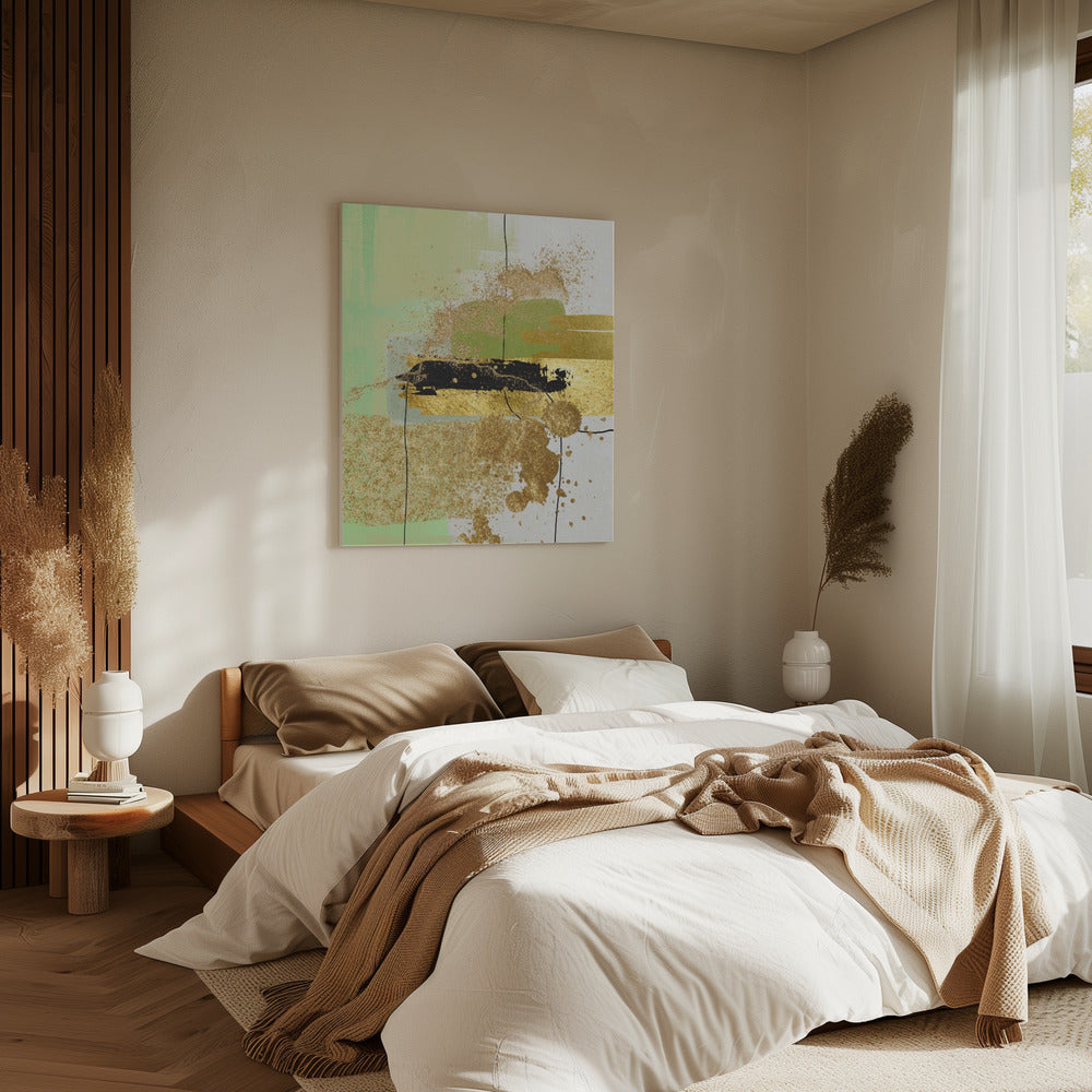 Liquid Greens 1 | Canvas