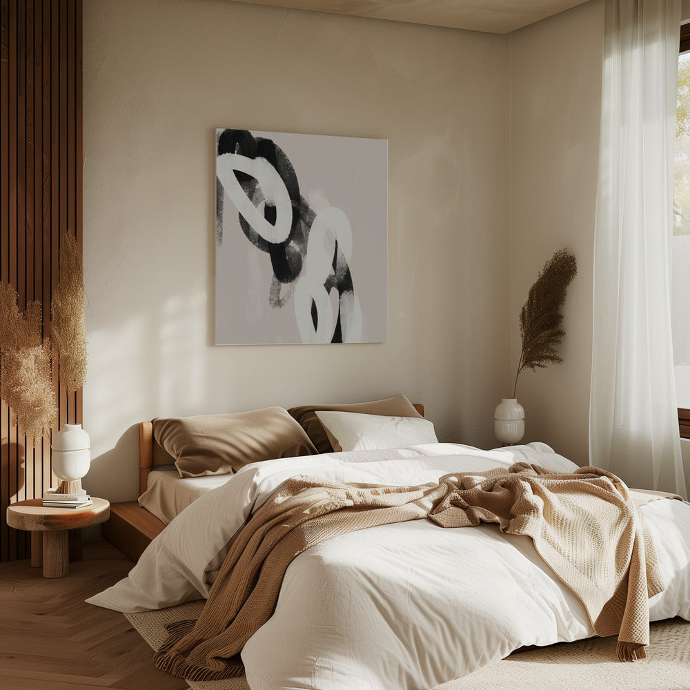 Monochrome Loops | Canvas