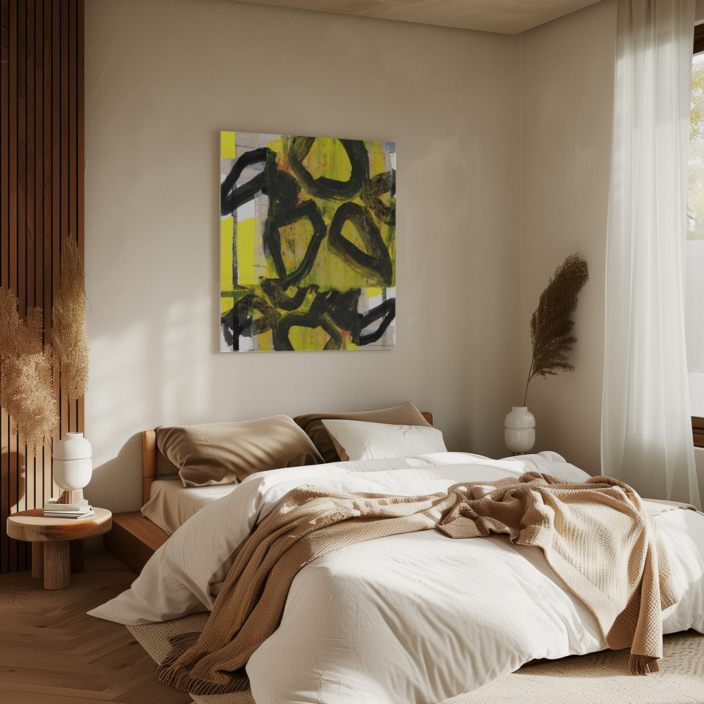 Yellow Abstract No2 | Canvas