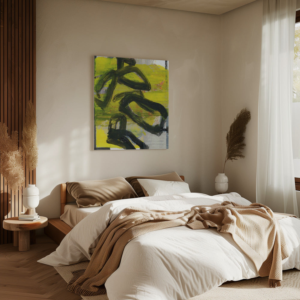 Yellow Abstract No3 | Canvas