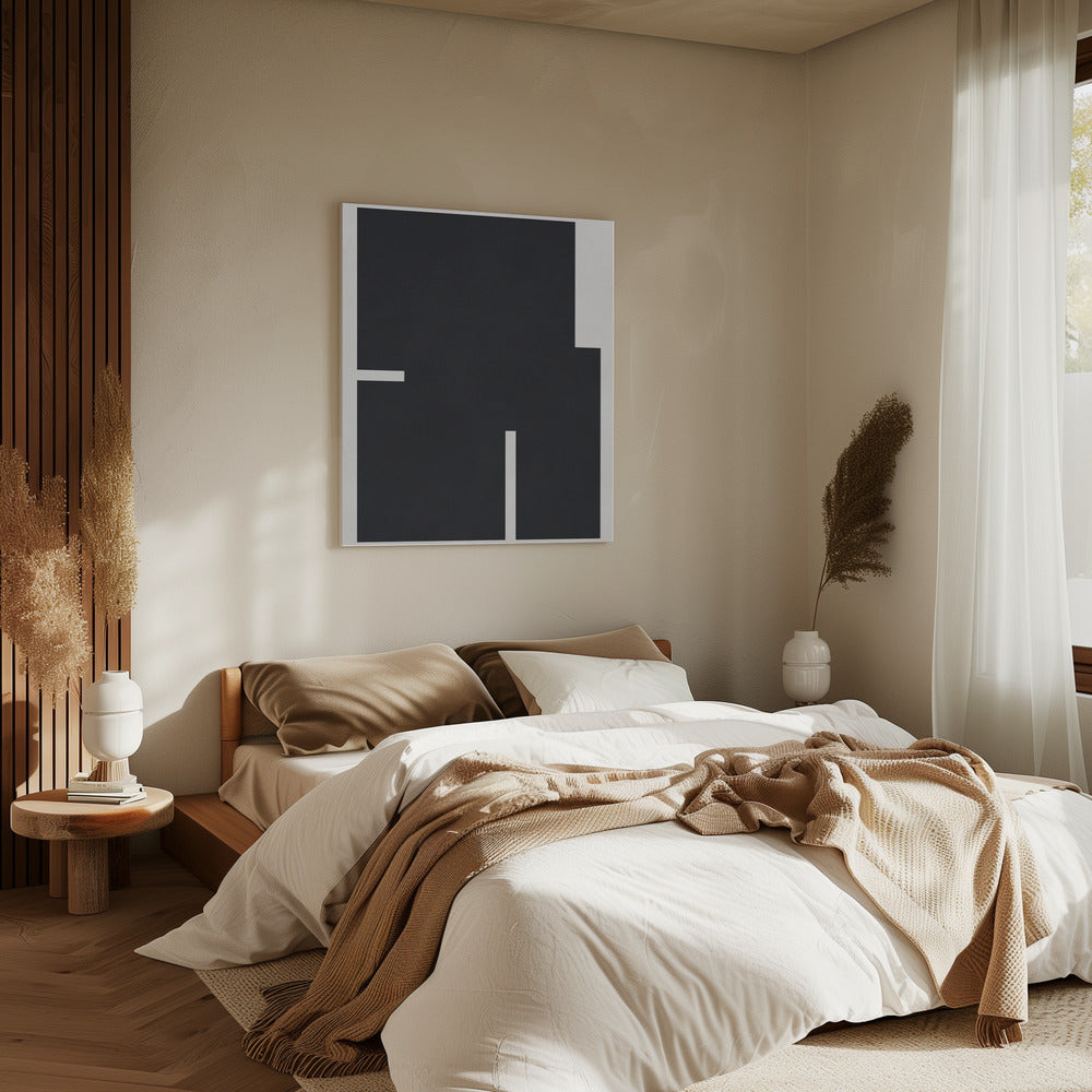 Black and white geometry 4 | Canvas