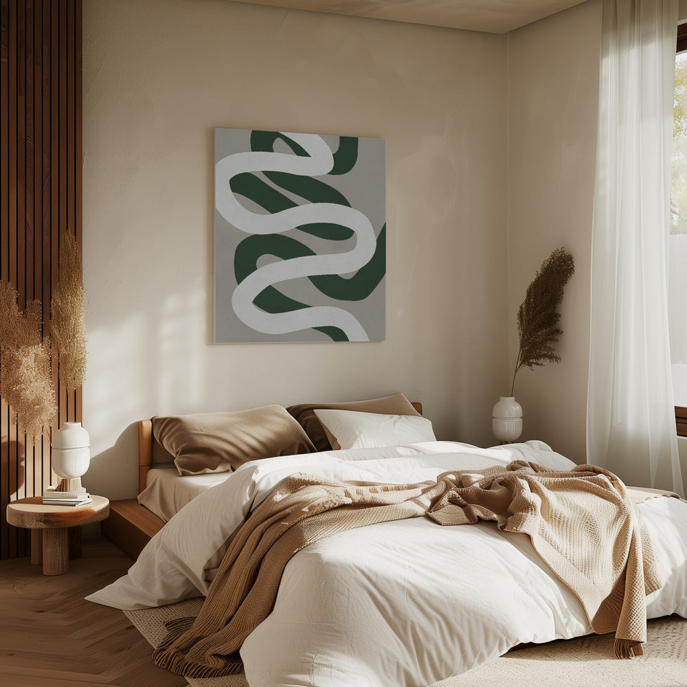 Expressionist curves 3 | Canvas