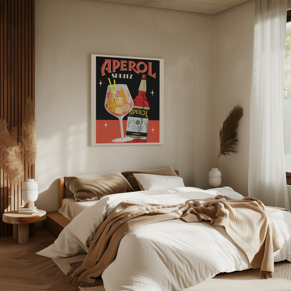 Aperol Spritz_Black | Canvas