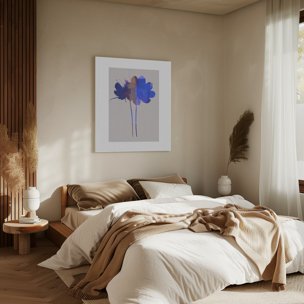 Bright Floral Graphic Print No1 | Canvas