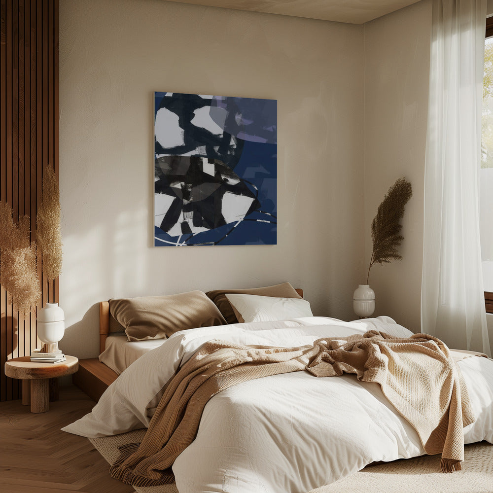 Dark Blue Beauty No1 | Canvas