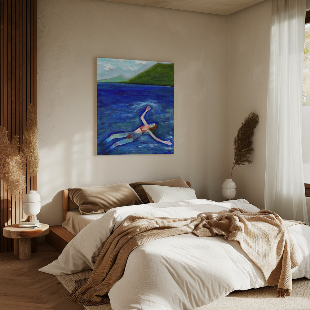 The swimmer | Canvas