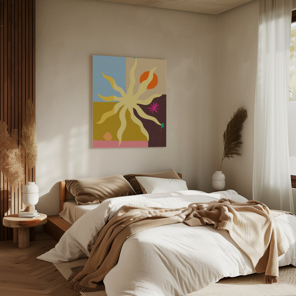 The Sun, the Fruit and the Flower | Canvas