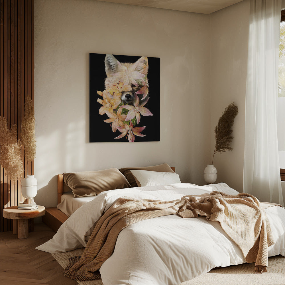 Foxy Flowers | Canvas