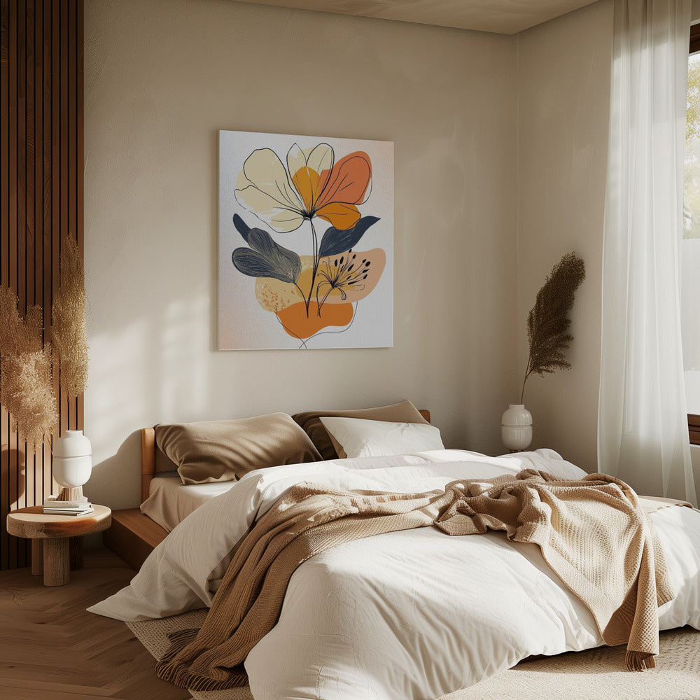 Ember Blooms 1 | Canvas