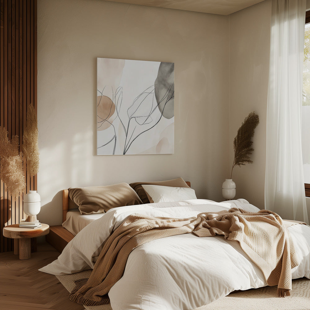 3 Ethereal Flora Set | Canvas