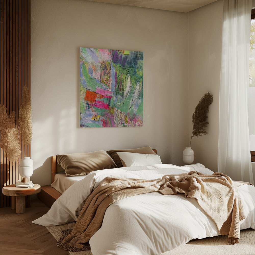 Vivid Abstract Neighborhood | Canvas