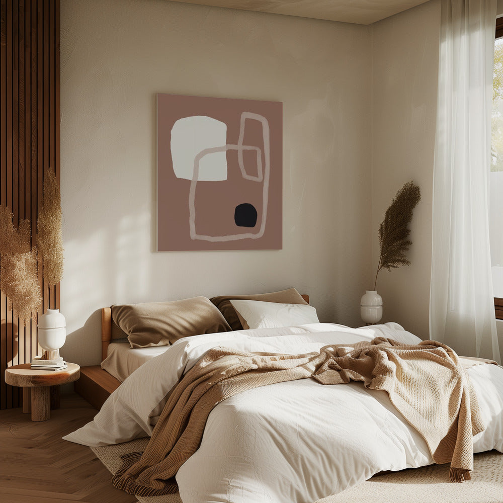 Earthy Geometrics Shapes | Canvas