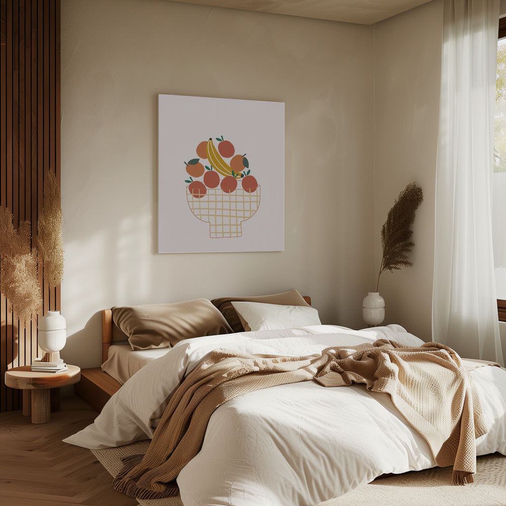 Colorful Fruit Bowl | Canvas