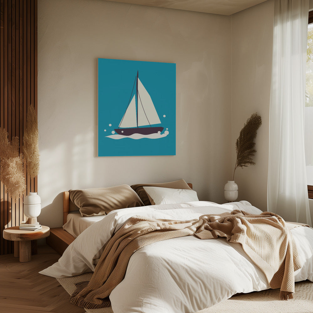 Sailboat On The Sea | Canvas