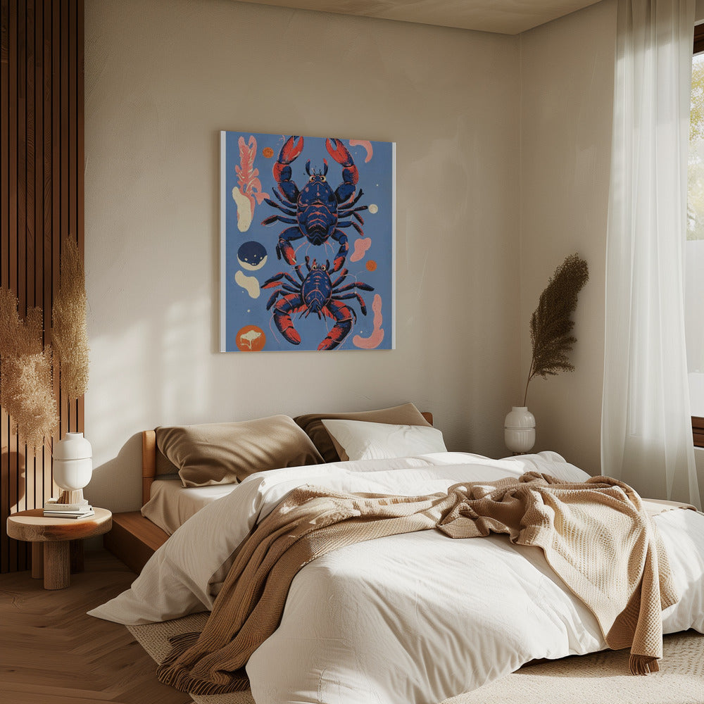 Cosmic Crustaceans | Canvas