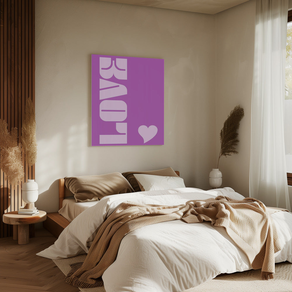Purple Love Vibe | Canvas