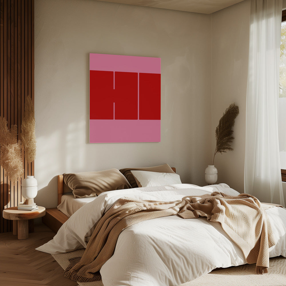 Bold Red Shapes | Canvas