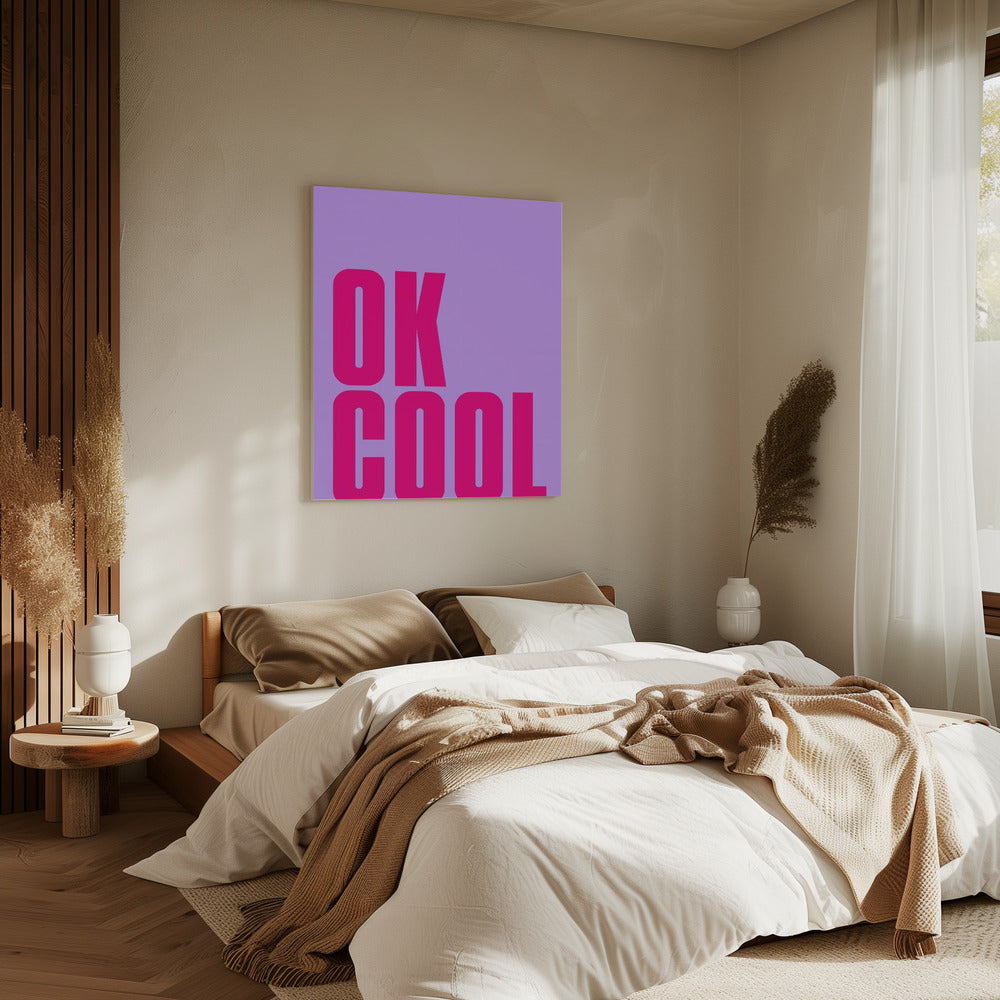 Bold Pink Statement | Canvas