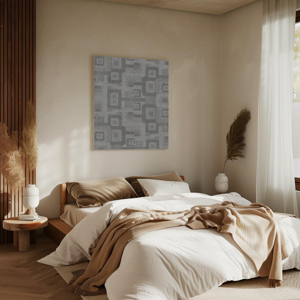 Retro Geometric Flow | Canvas