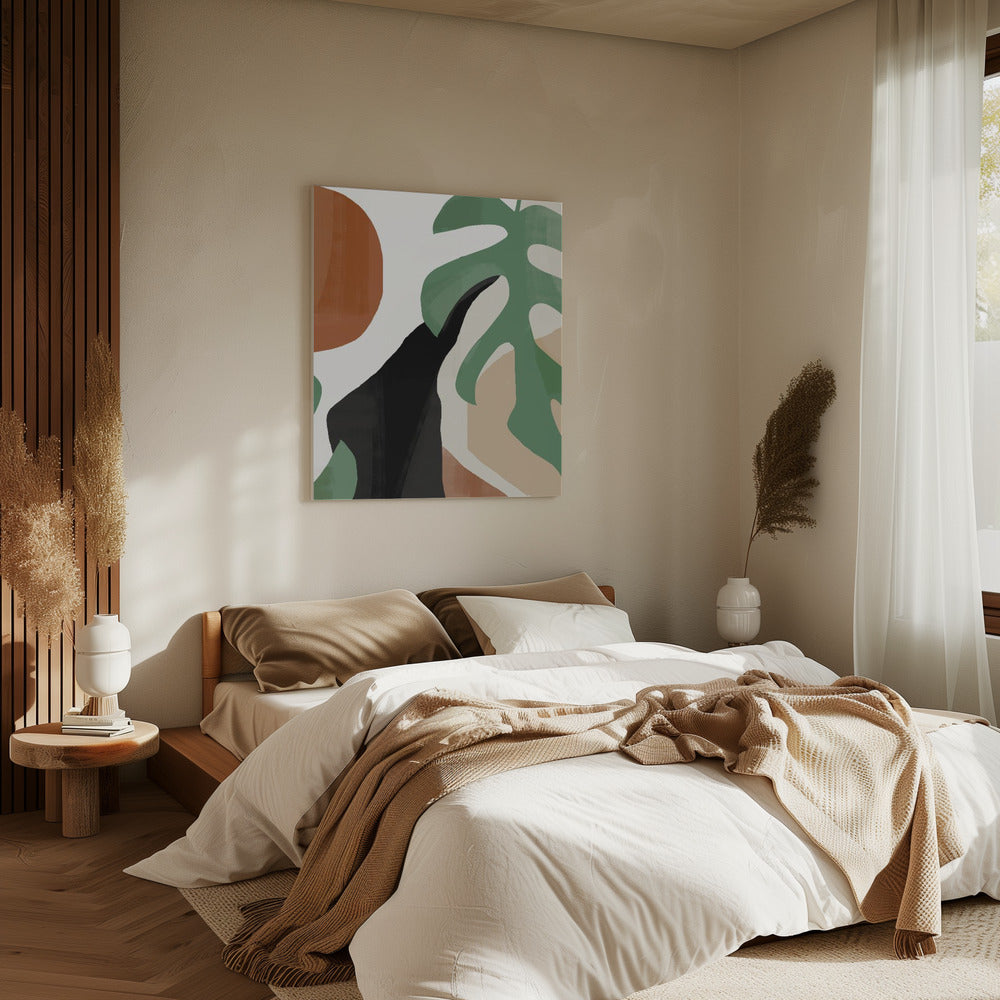 Abstract Art Tropical Leaves | Canvas