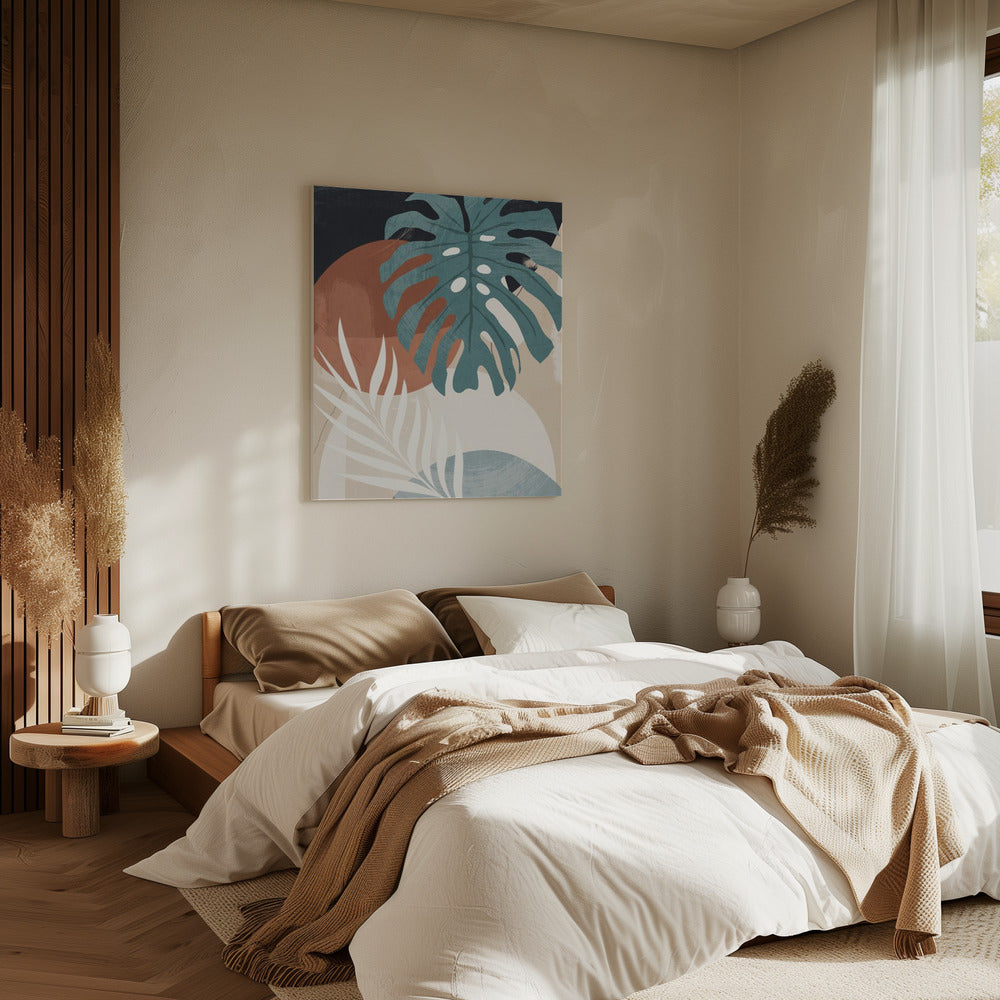 Abstract Art Tropical Leaves | Canvas