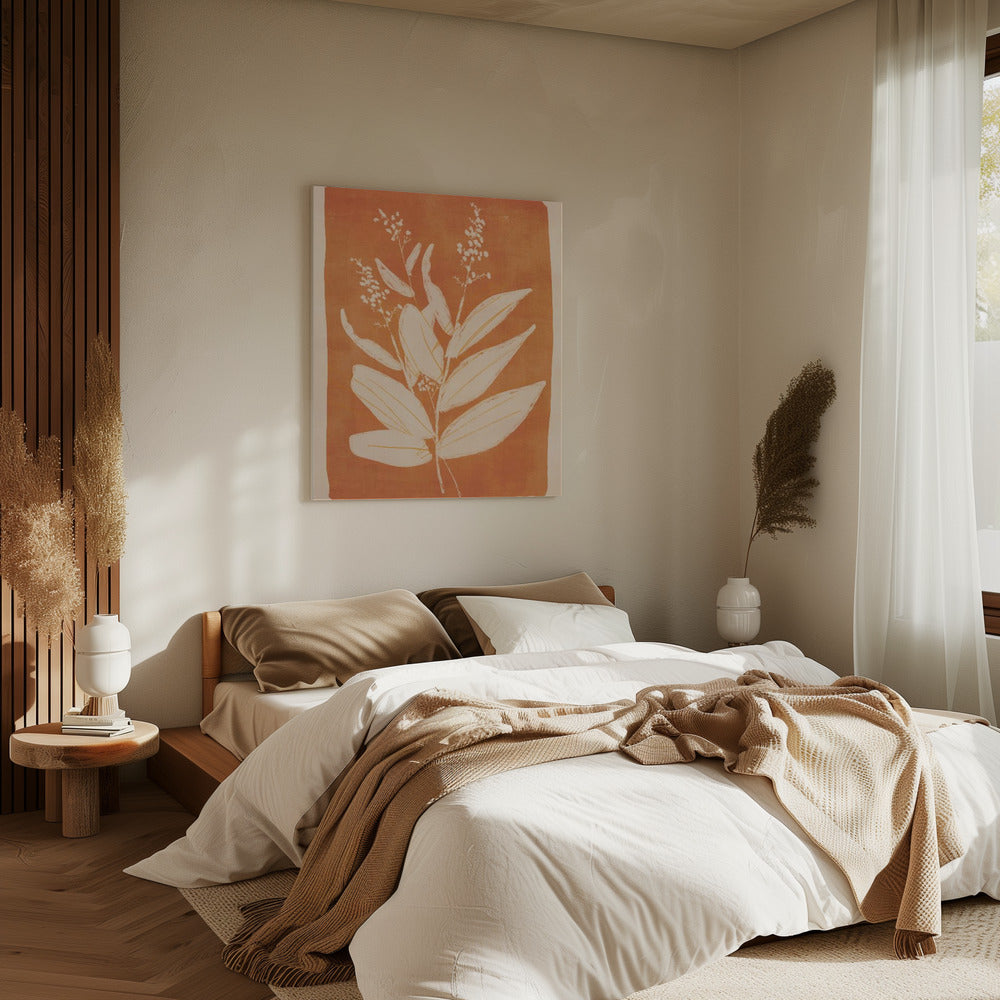 Colorful Minimal Plant | Canvas