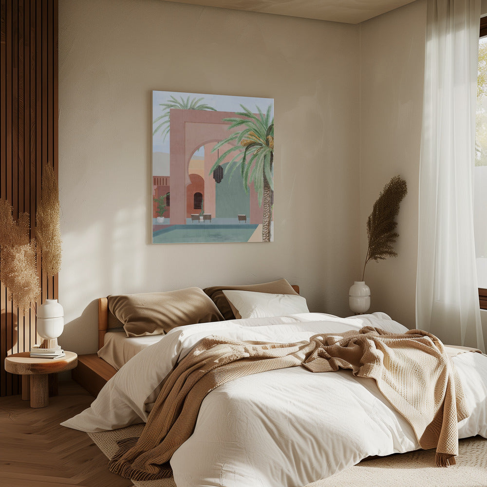 Moroccan Pool | Canvas