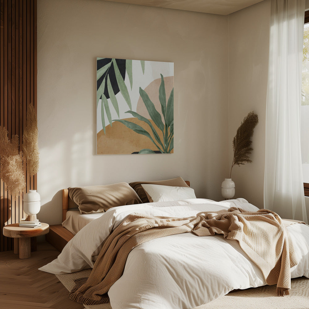 Abstract Art Tropical Leaves | Canvas