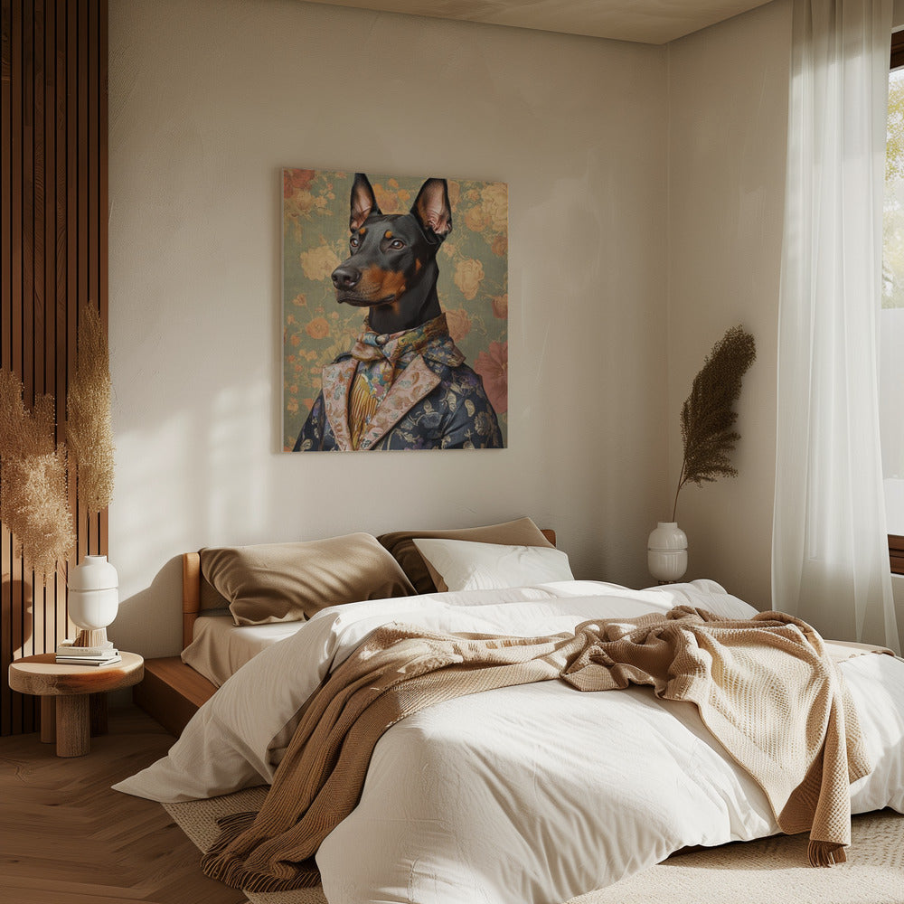 The Distinguished Doberman | Canvas
