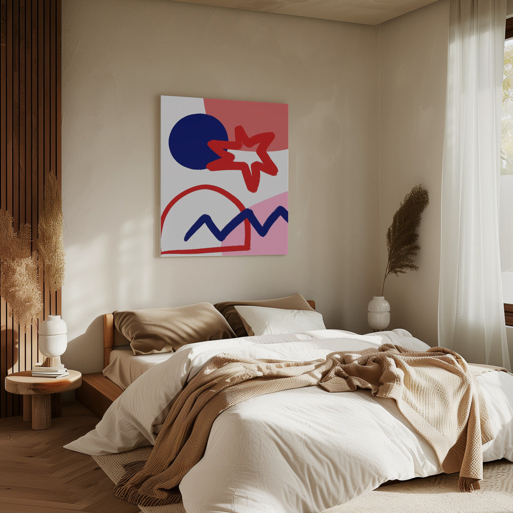 Bold Geometric Shapes | Canvas
