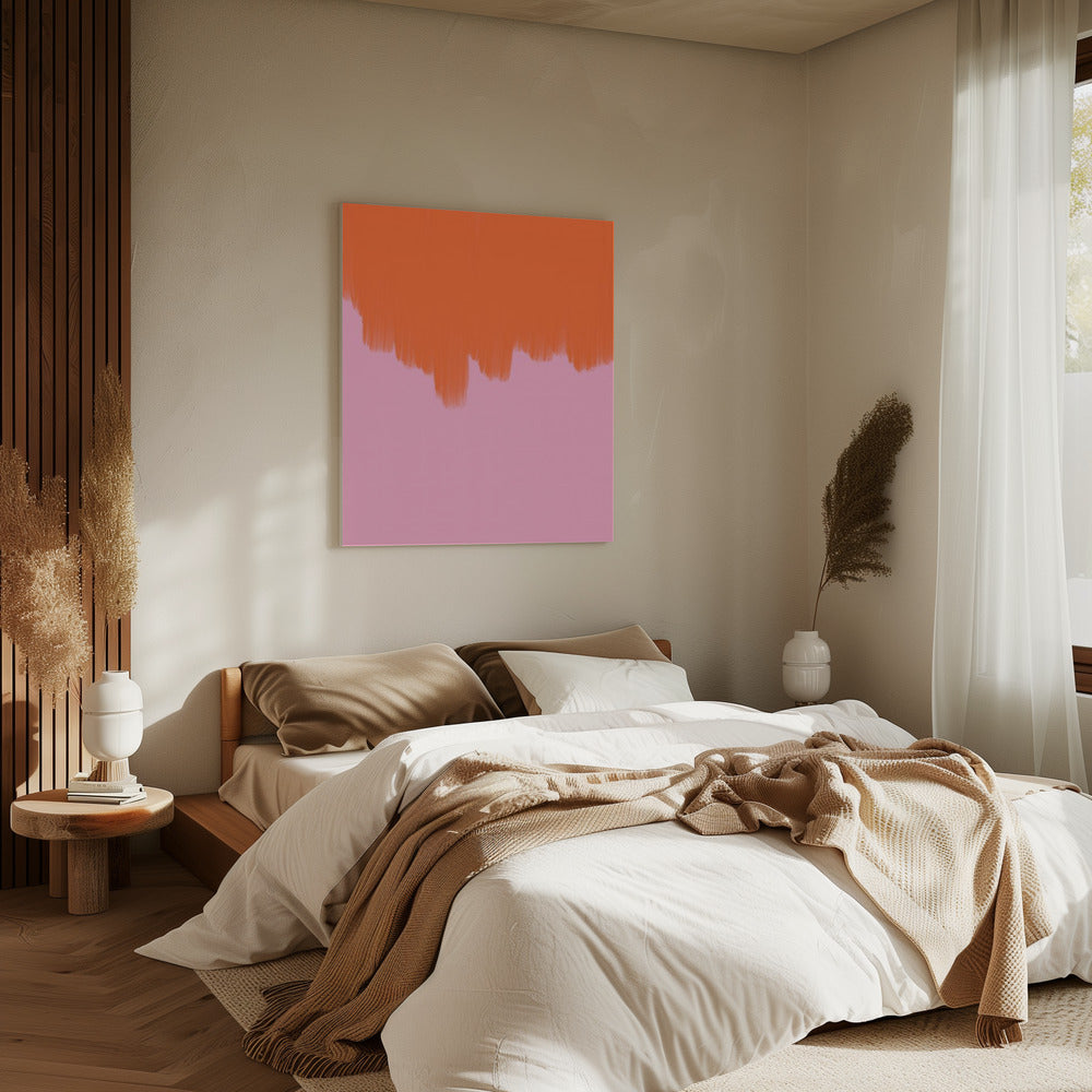 Orange Over Blossom | Canvas