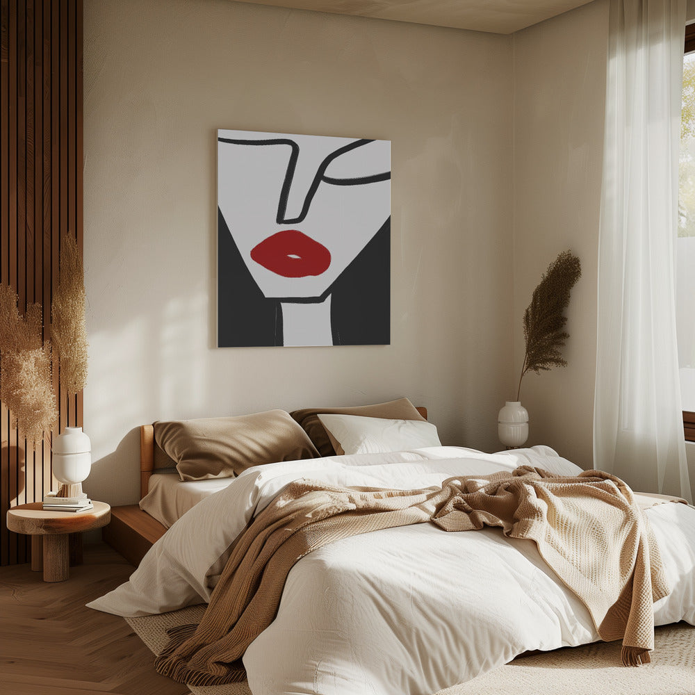 Bold Red Lips | Canvas