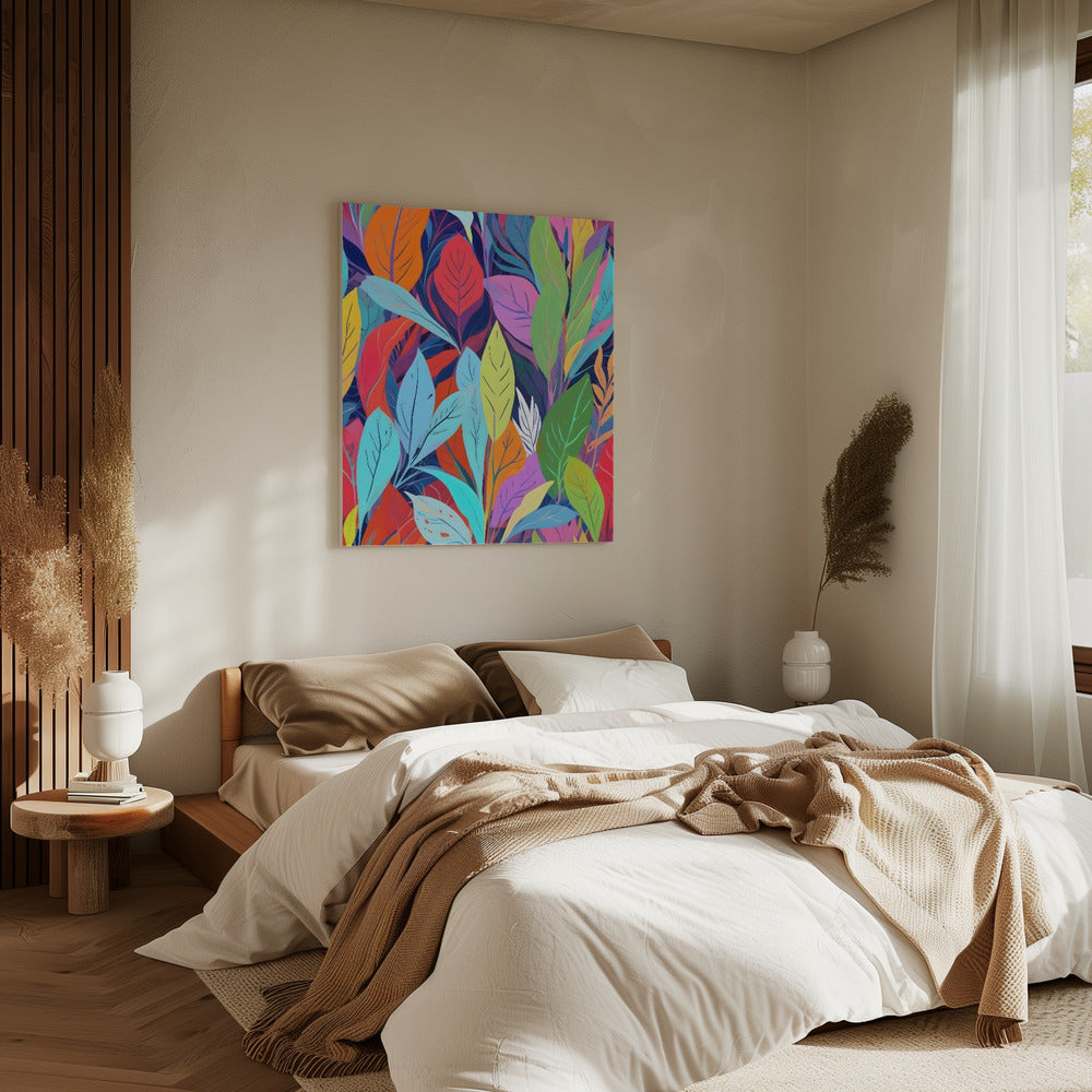 Colorful Leaves Forest | Canvas