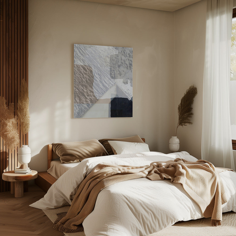 Fragmented Form in White | Canvas