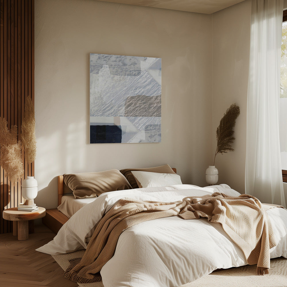 Fragmented Form in White | Canvas