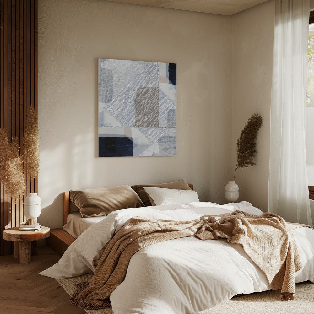 Fragmented Form in White | Canvas