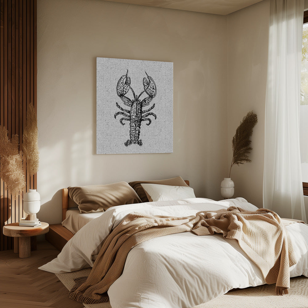 Lobster Ink Print | Canvas