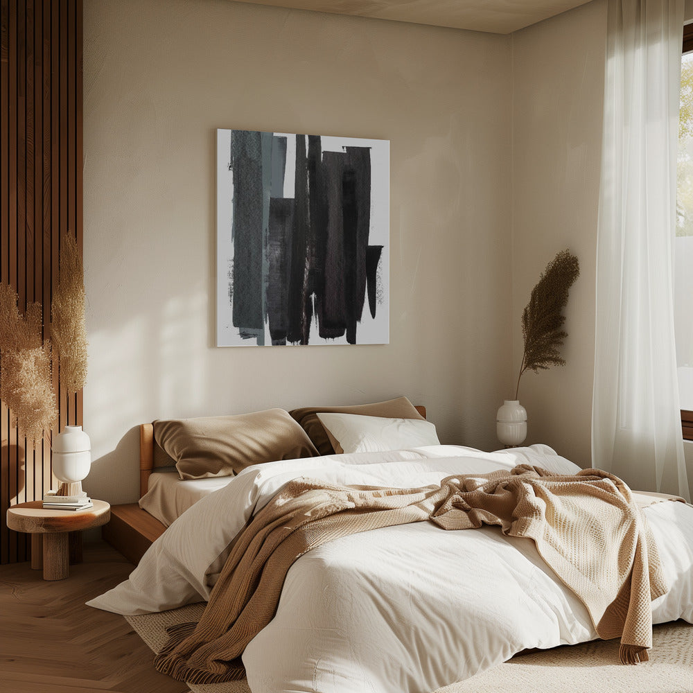 Stark Vertical Flow | Canvas