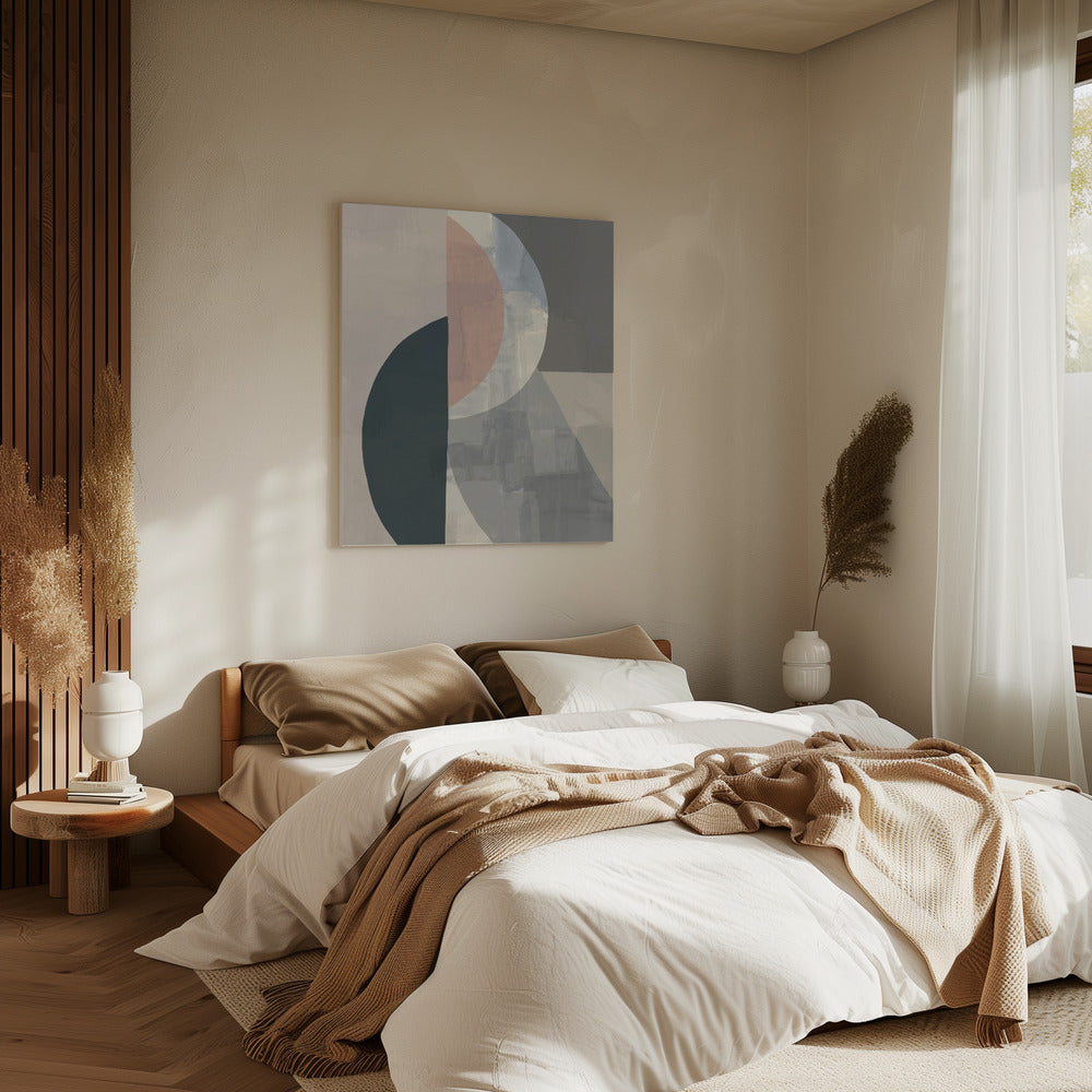 Geometric Forms And Muted Colors | Canvas