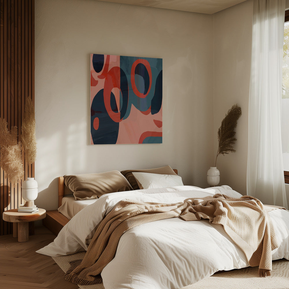 Geometric Shapes And Vibrant Colors | Canvas