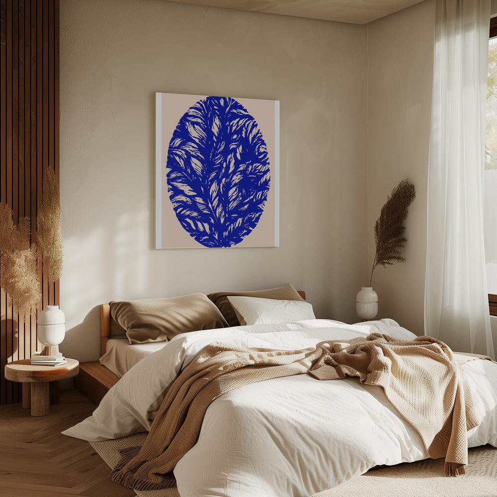 Indigo Bloom Orb | Canvas