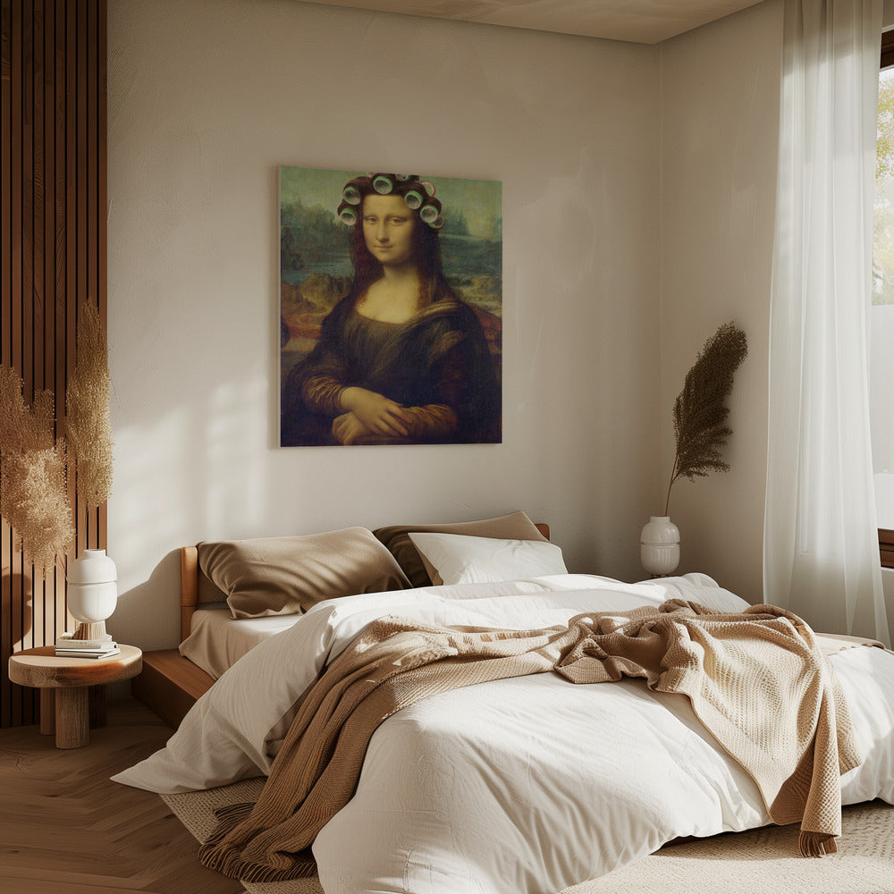 Mona Lisa - the Curly Girly Edition | Canvas