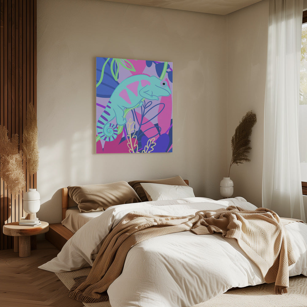 Colorful Chameleon | Canvas