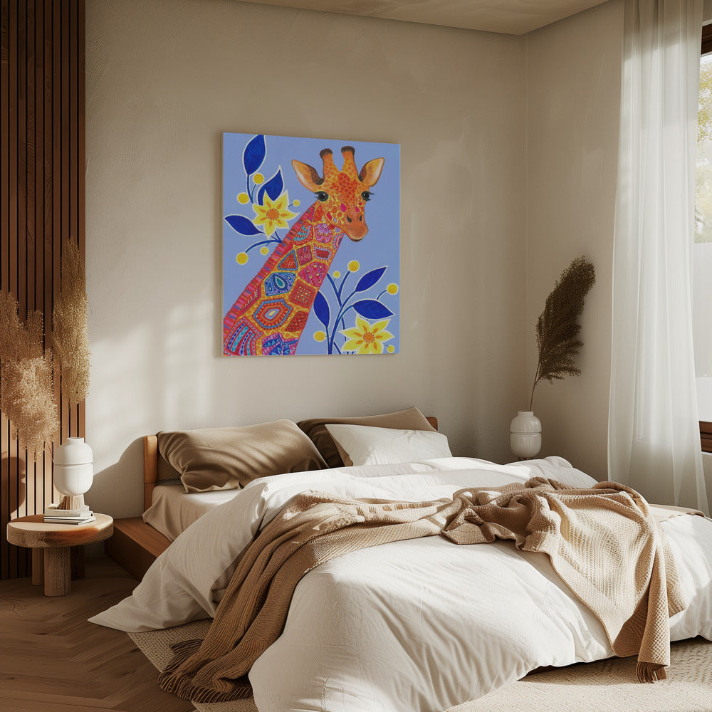 Patterned Giraffe | Canvas