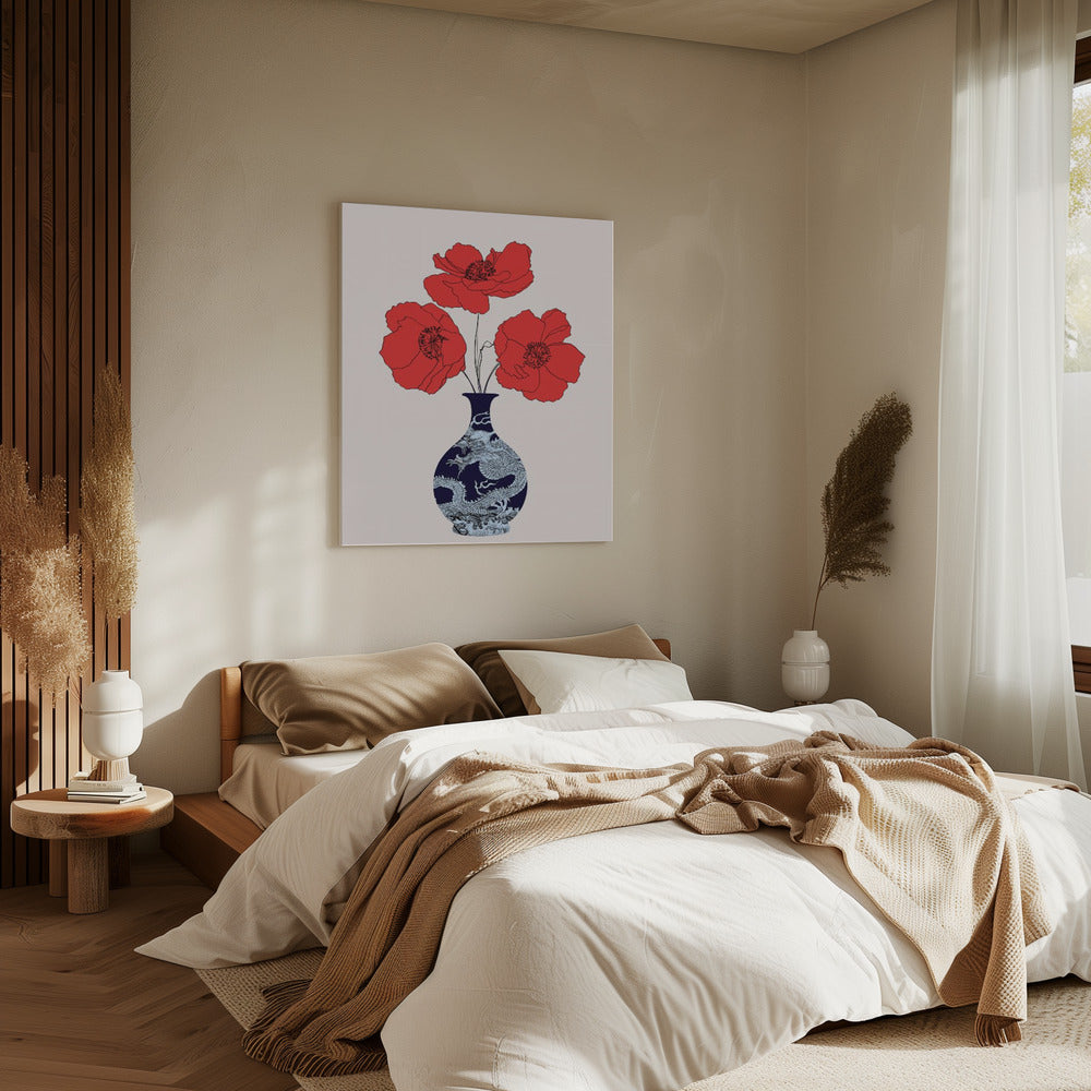 Three Poppies | Canvas