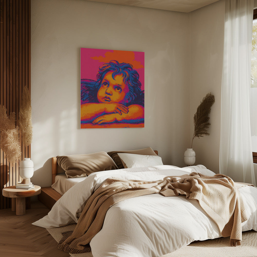 Vibrant Cherub Dreams | Canvas